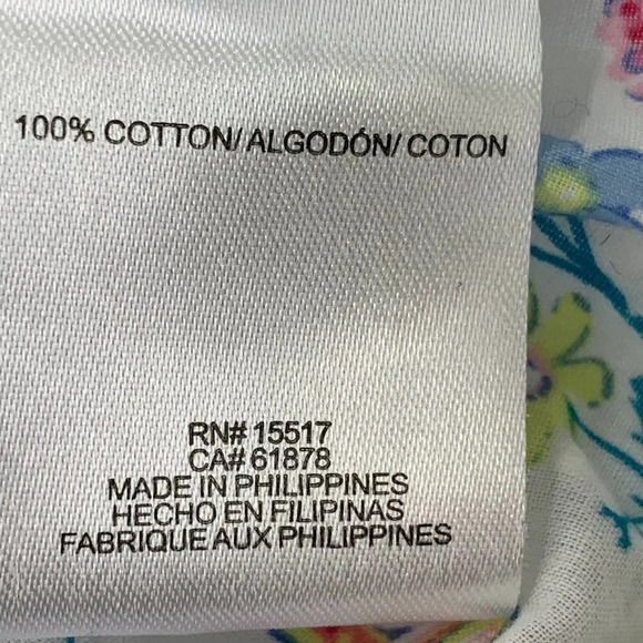 Penelope Mack Baby's Floral Cotton Button Up Collared Sleeveless Top Size 3-6M - Picture 6 of 7